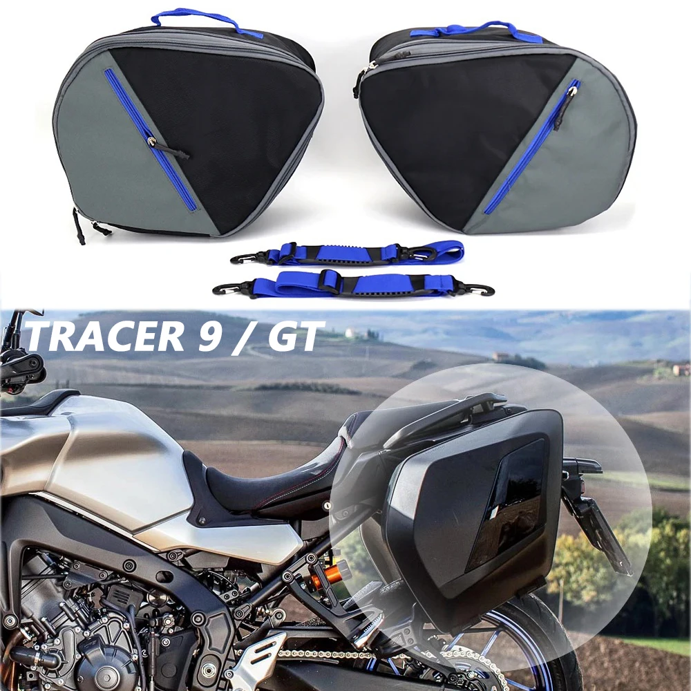 

Внутренние сумки для мотоцикла для YAMAHA Tracer 9 GT Tracer9 2020 2021, сумка для хранения багажа, боковой чехол-органайзер, вставка для корзины