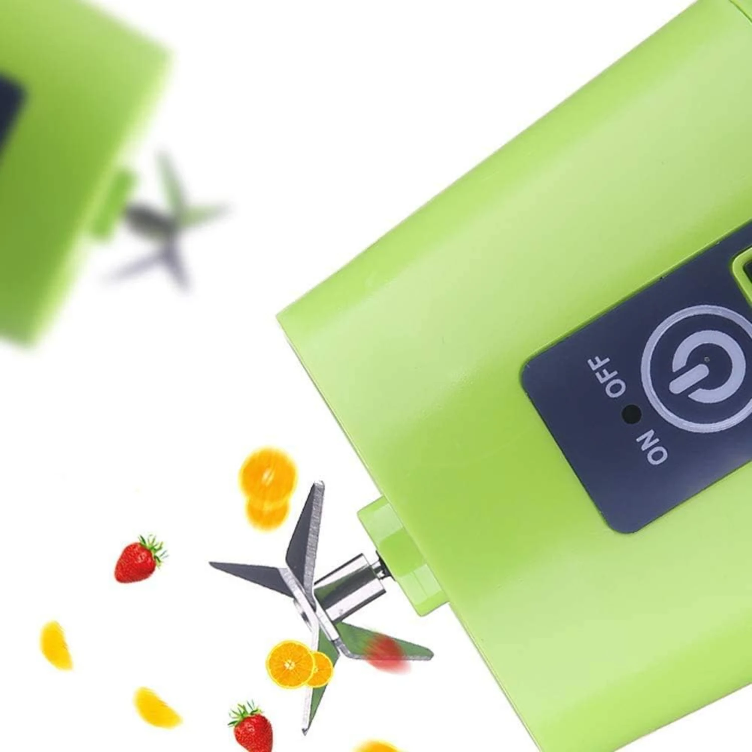 Portable, Personal Mixer Rechargeable with USB, Mini Blender for Smoothie, Fruit Juice, Milk Shakes, 380ml, Six 3D Blades for, 9