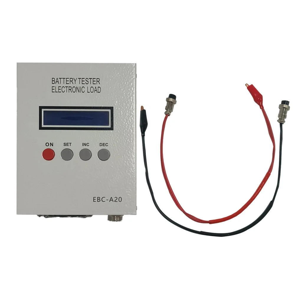 EBC-A20 Battery Tester 85W Lithium Lead-acid Battery Capacity Tester 5A Recharge 20A Discharge Support Software Control