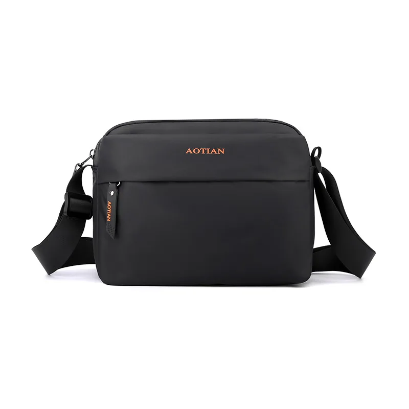 

Aotian Horizontal Casual Shoulder Bag Simple Men's oxford Crossbody Bag Outdoor Trend Sling Bag Fashionable Men's Messenger Bag