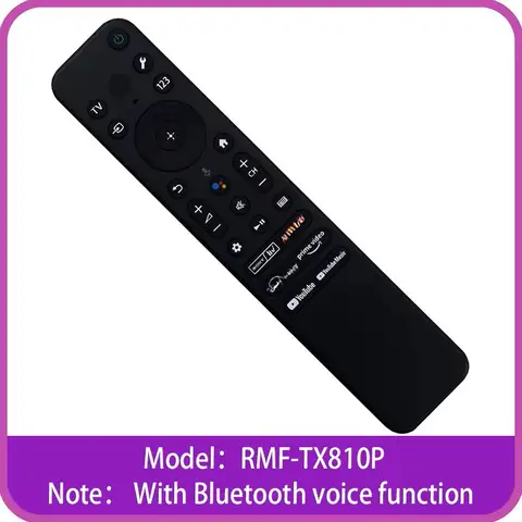 RMF-TX810P Voice Remote Control For Sony Smart TV KD-43X80L KD-55X80L KD-50X80L XR-85X95L KD-55X85L XR-65A80L XR-75X90L