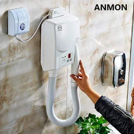 Wall-mounted Professional High-power Hotel Home Bathroom Toilet Wall-mounted Hair Dryer Hair Dryer Dryer 220V