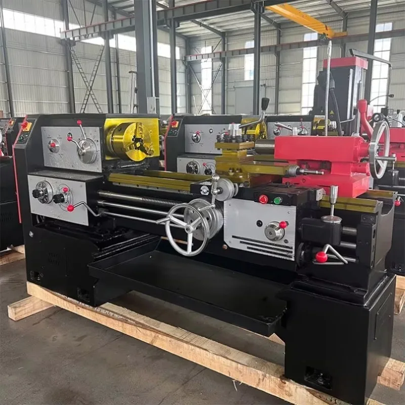 ANDUUK High Precision C6136 Ordinary Lathe Horizontal Lathe Rotary Parts Turning Metal Processing Lathe Machine