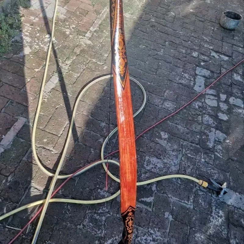 Traditional muscular bow, intangible cultural heritage, purely handmade