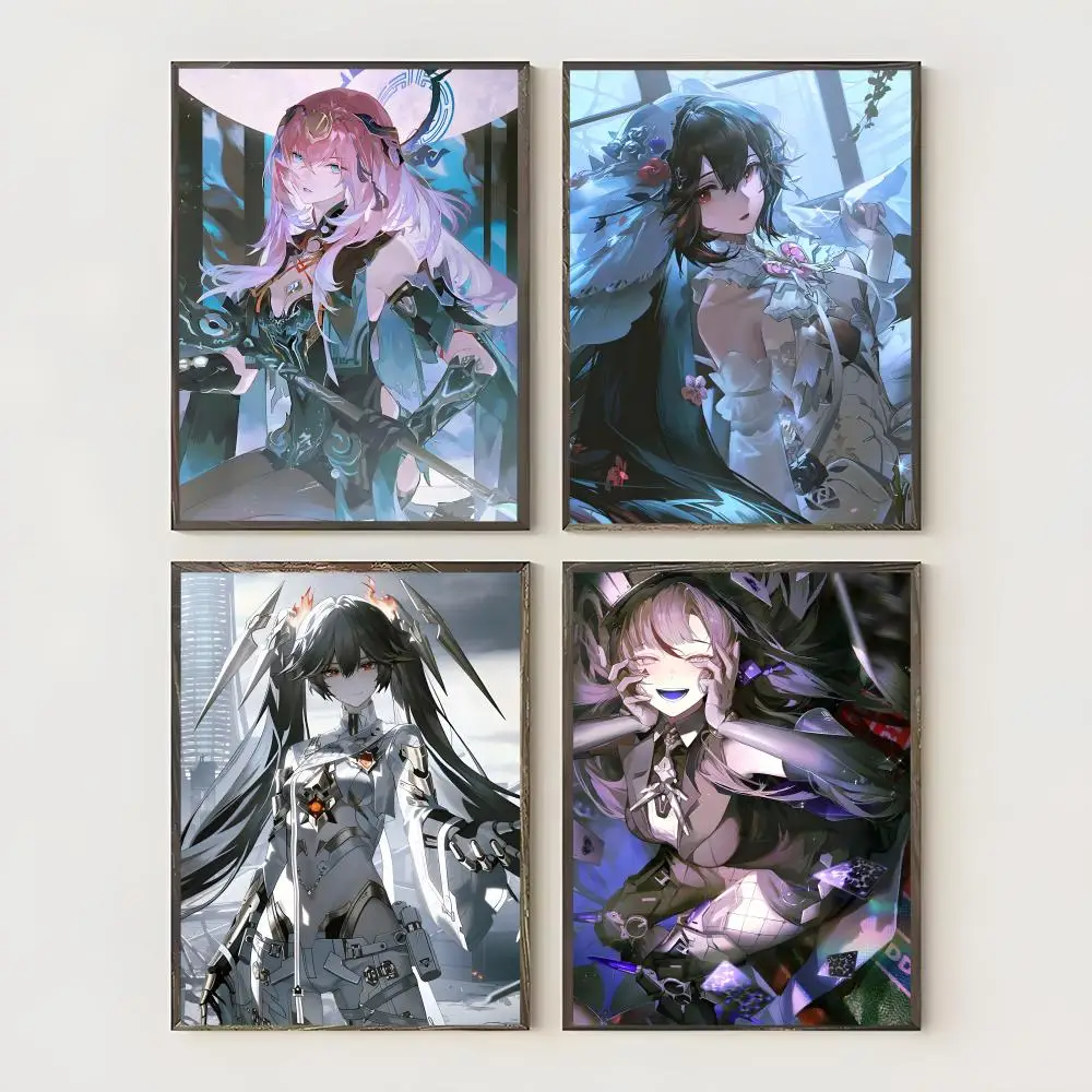 Video Game P-Punishing Gray Raven Poster Waterproof Canvas Art Wrinkle Free Wall Hanging For Home Living Room Bedroom Decor