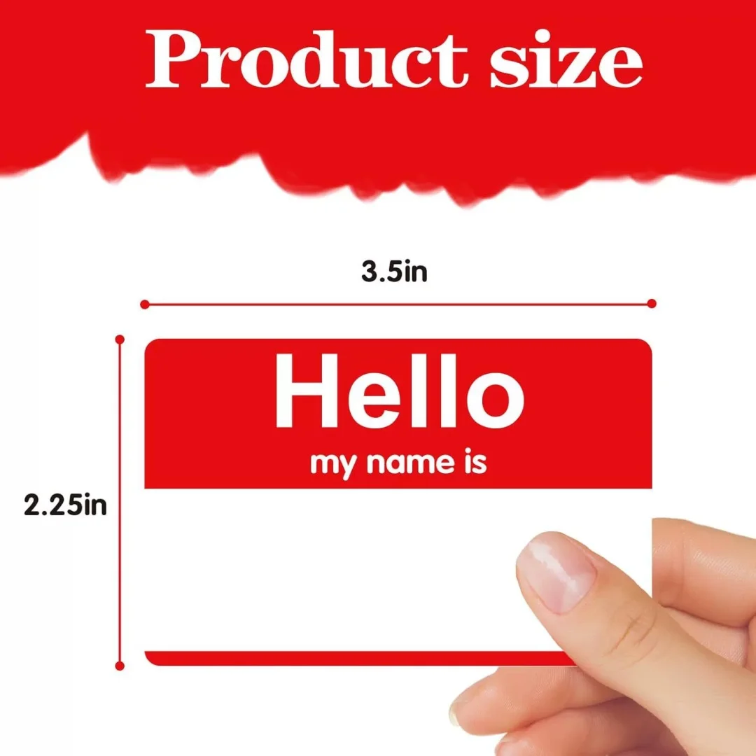 Color Self-Adhesive Sticker Children Sticker For Name Marking Office Home Storage Organization Labeling