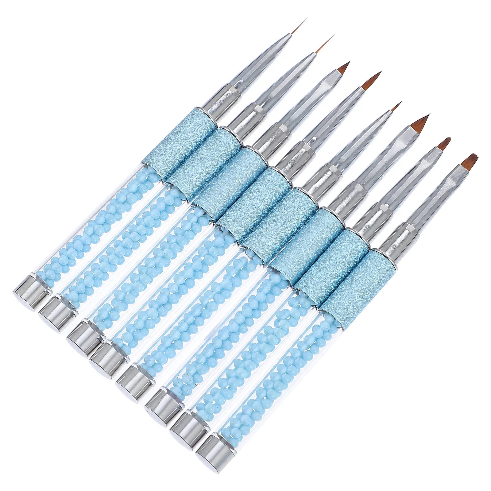 8 stücke Stift Pinsel Kit Für Acryl Uv Gel Nagel Malerei Diy Werkzeuge Bohrer Nail art Pen-Set Ideale Professionelle salon Heimgebrauch