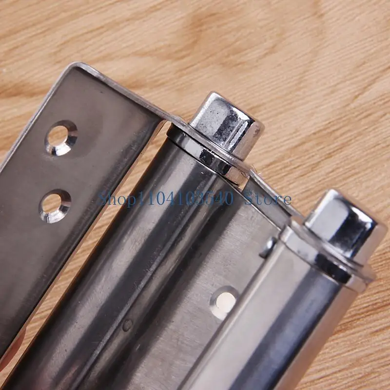 

02DC 2PCS 3 -дюймовый дюйм из нержавеющей стали из нержавеющей стали с двойным действием пружинный шарнир кафе кафе кафе