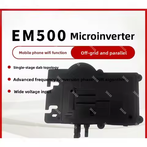 400W Solar Micro Inverter Grid Tie MPPT Pure Sine Wave Smart WIFI Monitoring IP65 Waterproof For Home Balcony PV System