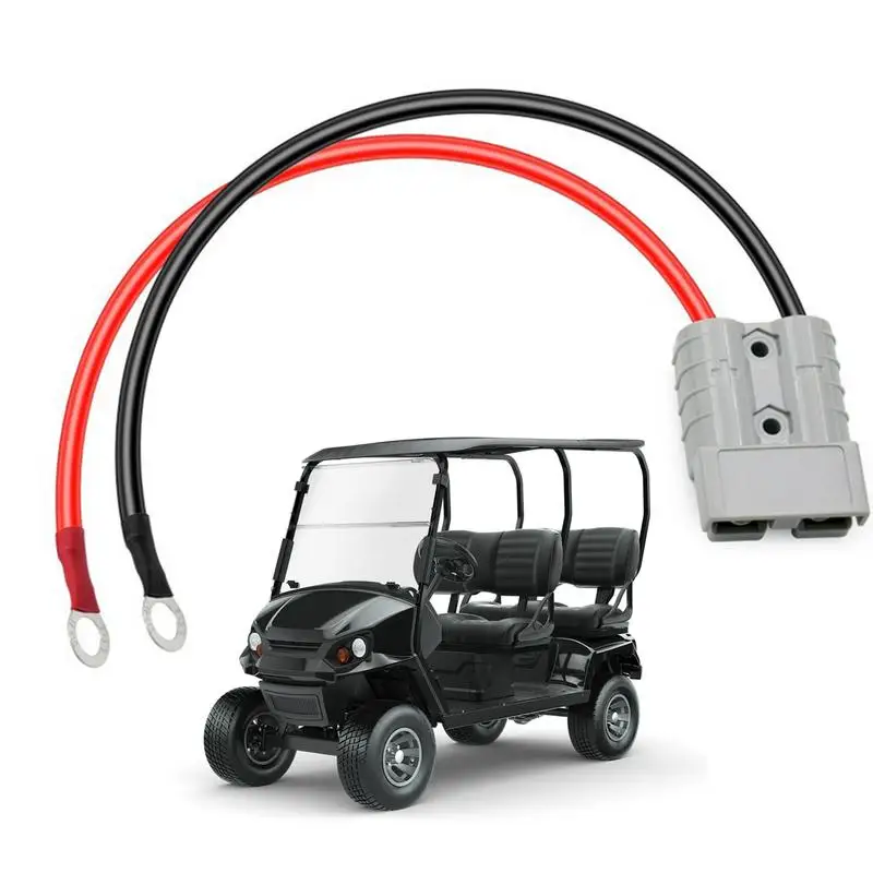 50A Battery Cables 50A Quick Connect Plug Kit Battery Connectors Quick 50A For Electric Forklifts Golf Carts And Battery Carts