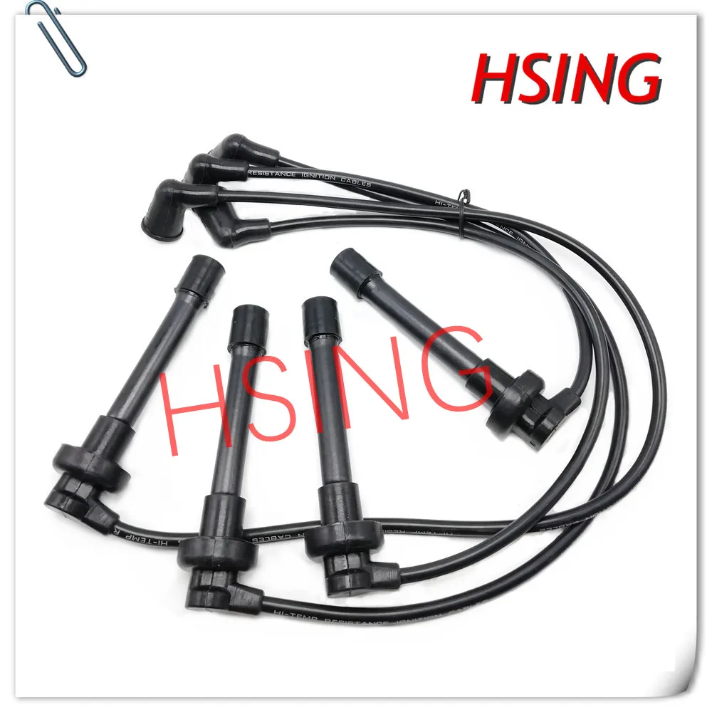 Ignition Cable Spark Plug Wire Set Fits For 1996-2000 Honda Prelude V 2.0L 2.2L ***Part No# 32700-P5M-003 32700-P5M-405