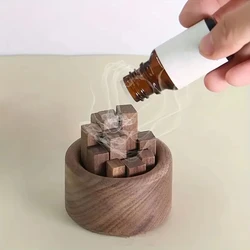 3 Styles Fireless Aromatherapy Essential Oil Expanded Fragrant Wood Tea Table Ornament Car Essential Oil Diffuser Decor