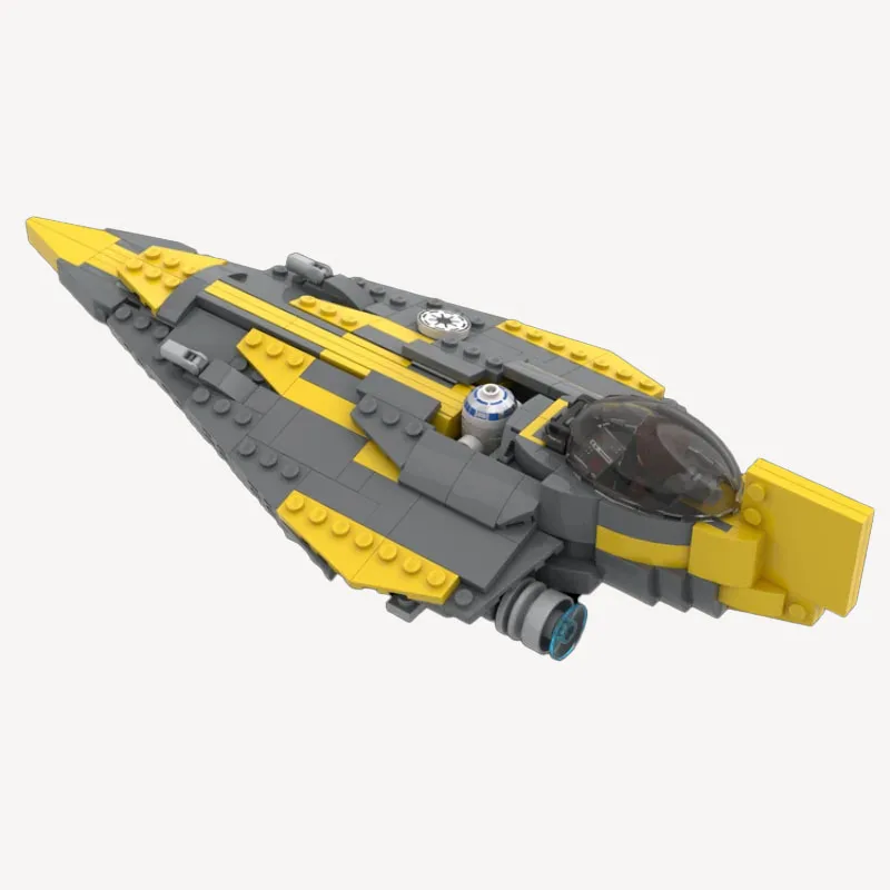 NEW 336PCS MOC Building block  shuttle spaceship T-6 Birthday gift for children Frigate series Starfighters Bundle