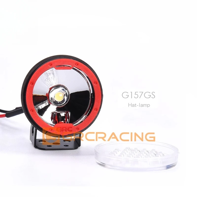 Simulation Pro High Light LED 22mm Okrągły reflektor słomkowy do samochodów gąsienicowych 1/10 RC Traxxas TRX4 AXIAL SCX10 Parts