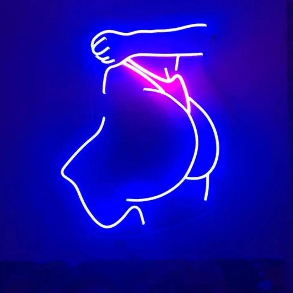 Woman ass LED Neon Sign Bedroom and Home Gym Light Popular Custom Neon Sign Light Home Wall Woman Body Home Decor