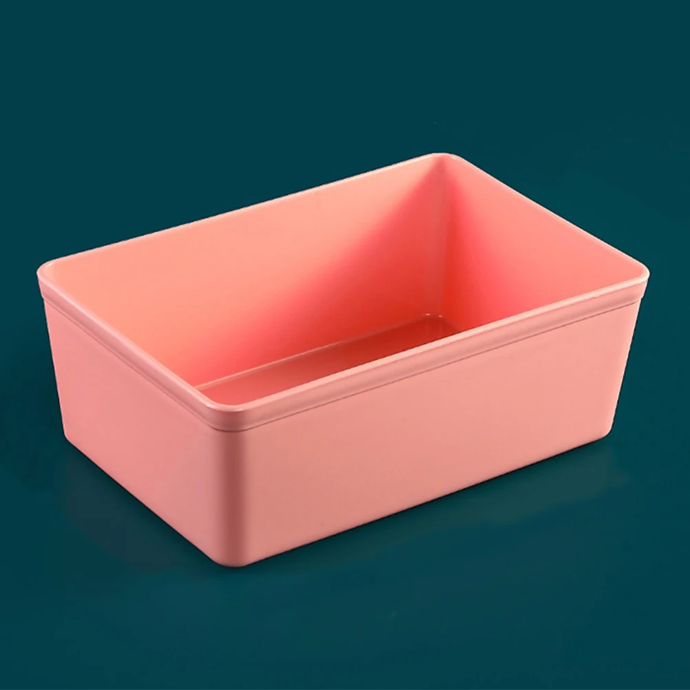 

Plastic Makeup Storage Box Rectangular Tabletop Organizer For Cosmetics Toiletries Jewelry Durable Multi-Functional Cosmetics