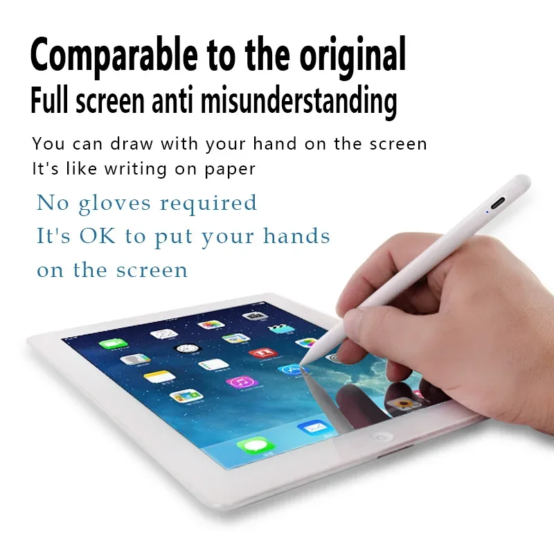 Stylet tactile T11, pour apple iPad Pro 11 12.9 iPad 2018 2020 iPad Air mini 4 5 6, anti-erreur de pression d'inclinaison