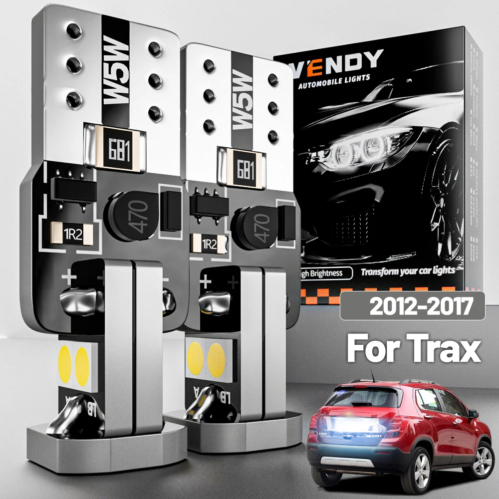 

2pcs LED License Plate Light For Chevrolet Trax 2012-2017 2013 2014 2015 2016 Canbus Accessories
