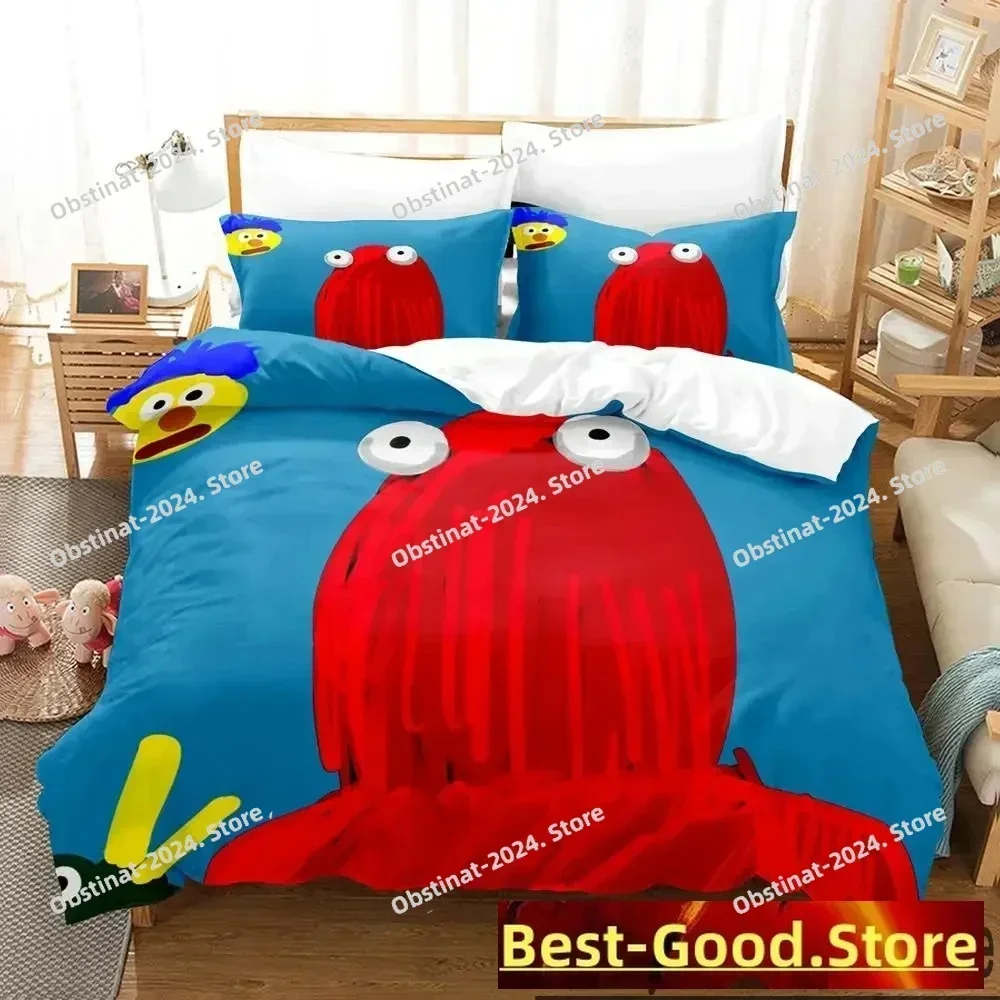3D Print Dont Hug Me Im Scared Bedding Set Boys Girls Twin Queen King Size Duvet Cover Pillowcase Bed boys Adult