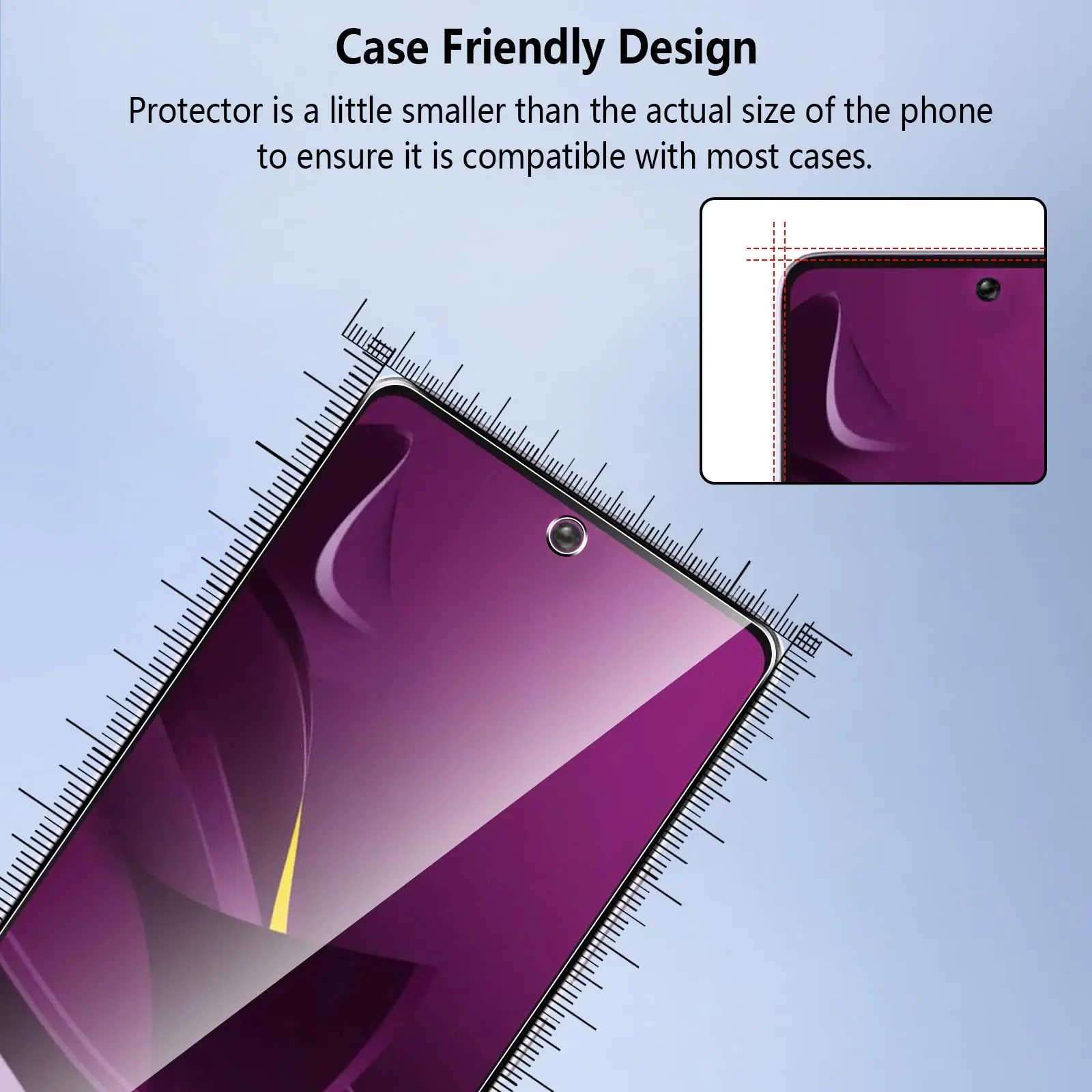Displayschutzfolie für POCO M7 Pro 5G 6,67 Zoll Xiaomi gehärtetes Glas HD Crystal Mica 9H Anti Scratch Case Friendly Clear – Detail 2