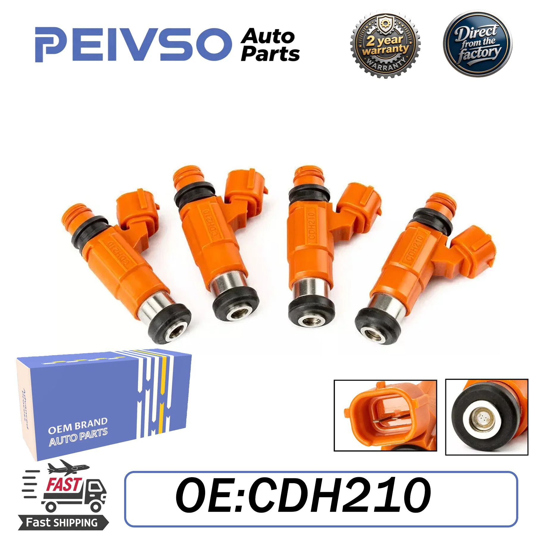 PEIVSO CDH210 MD317108 Fuel Injector 68V-8A360-00-00 For Chevrolet Suzuki Dodge Chrysler Yamaha Outboard Mitsubishi