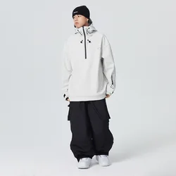 SEARIPE Winter Skiing Suit Set Outdoor Windproof Waterproof Snow Tracksuit  Man Ski Sport Hooded Couple Warm Snowboard Clothing