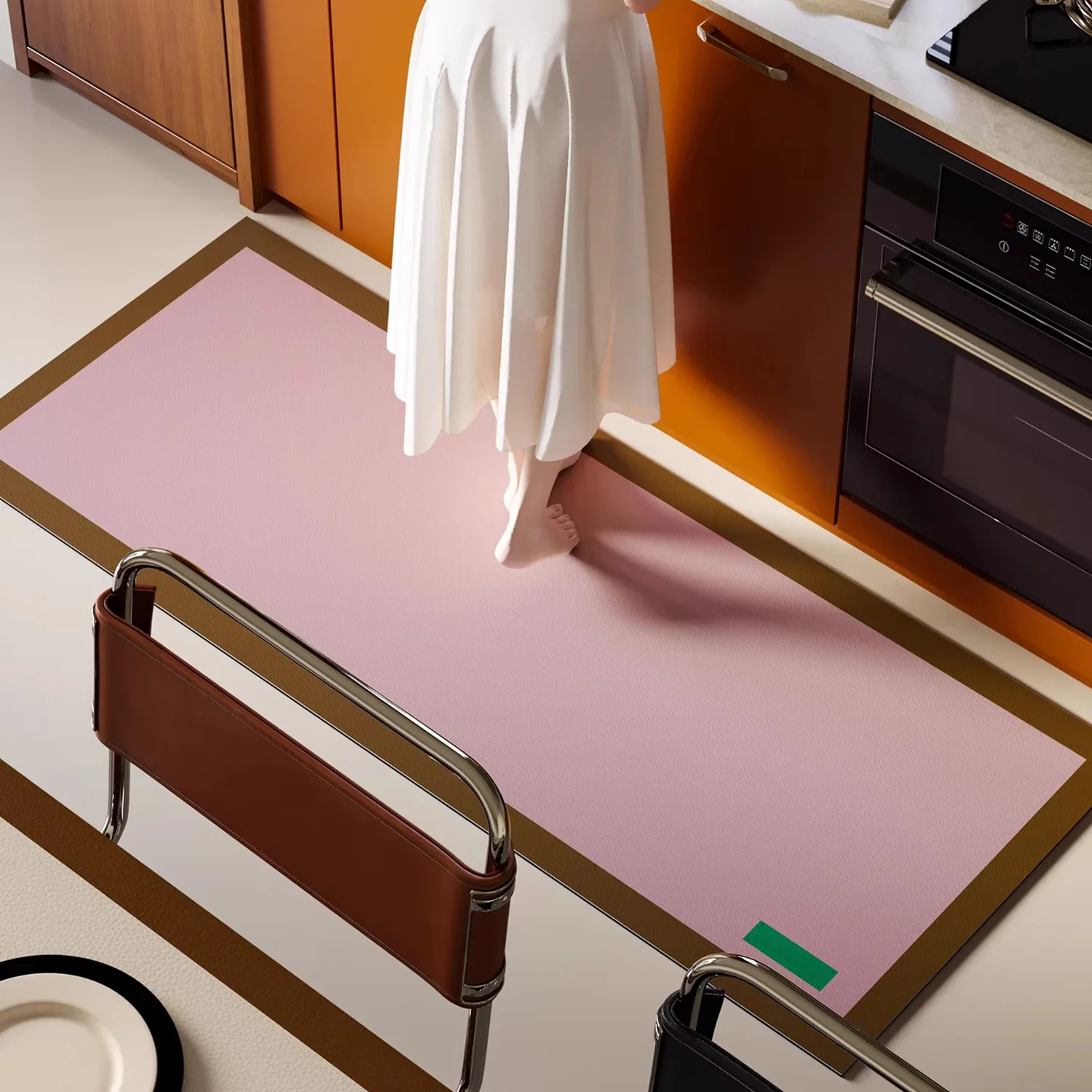 

Kitchen Mat PVC Leather Washable Floor Mats Waterproof Oil-proof Kitchen Carpet Long Strip Runner Kitchen Rug 러그 Alfombra Cocina