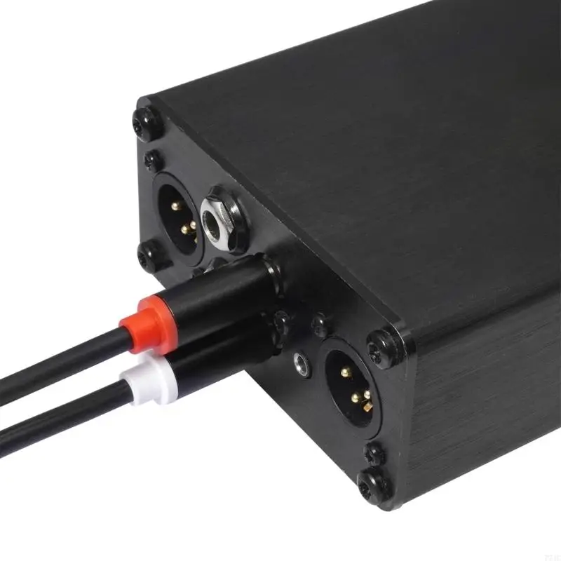 Professional 2x 6.35mm to 2RCA Cable Double 1/4inch Male to 2RCA Male Sound Cable Splitter Adapter 77JC