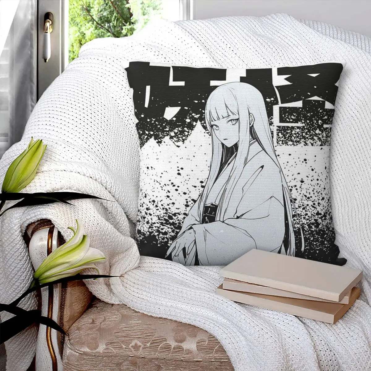 Frieren Beyond Journeys End Square Pillowcase Cushion Cover Pillow Case Throw Pillow Cover for Home Sofa Living Room