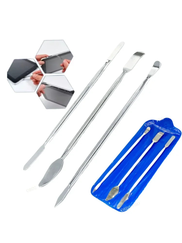 3PCS Reparatie Tools Smart Telefoon Opening Pry Hand Tool Kit Blade Metal Spudger Demonteren Gereedschap Voor APPLE Tablet PC Mobiele telefoon - afbeelding 2