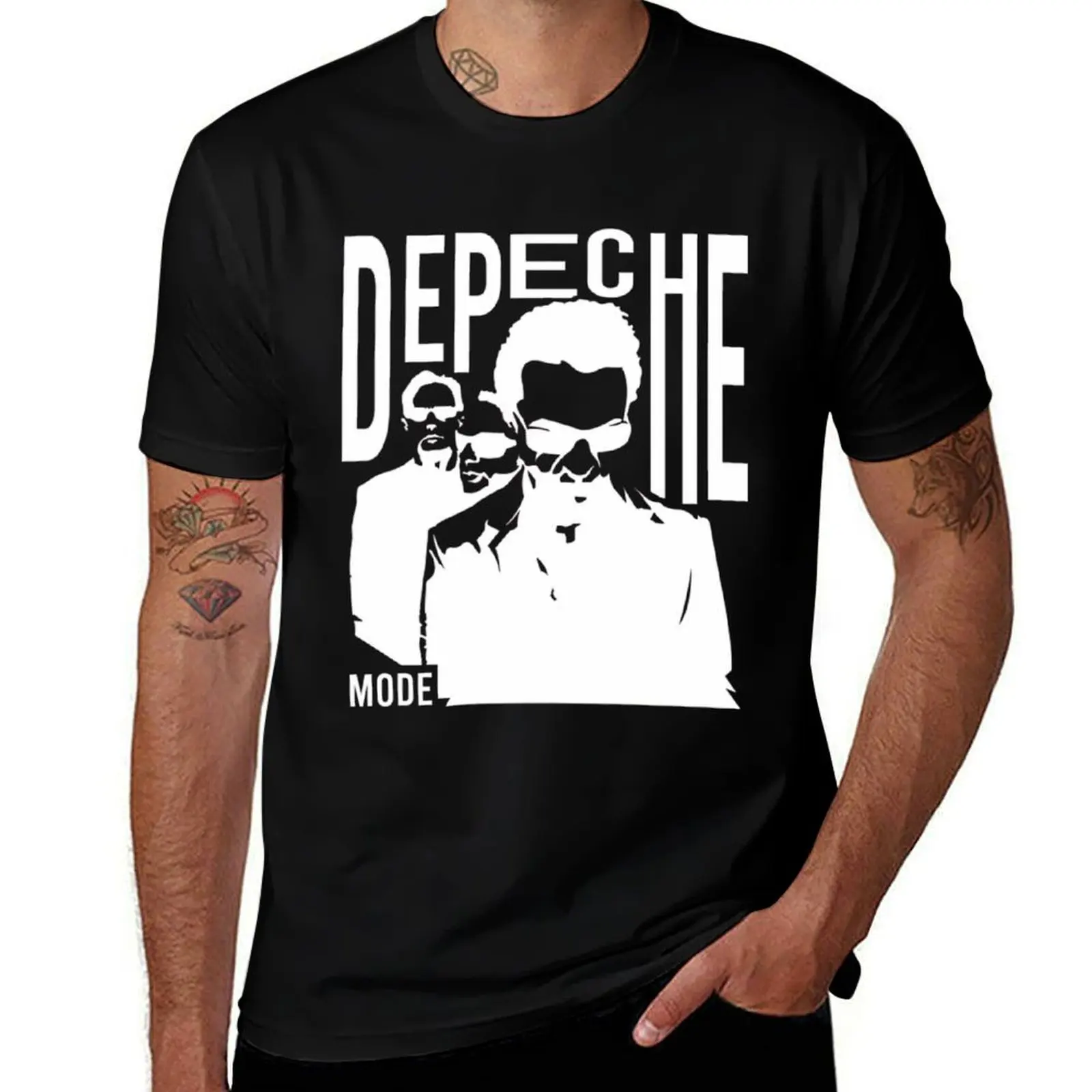 depeche synthpop mode T-Shirt Fashion Casual Short Sleeve Top T-Shirt