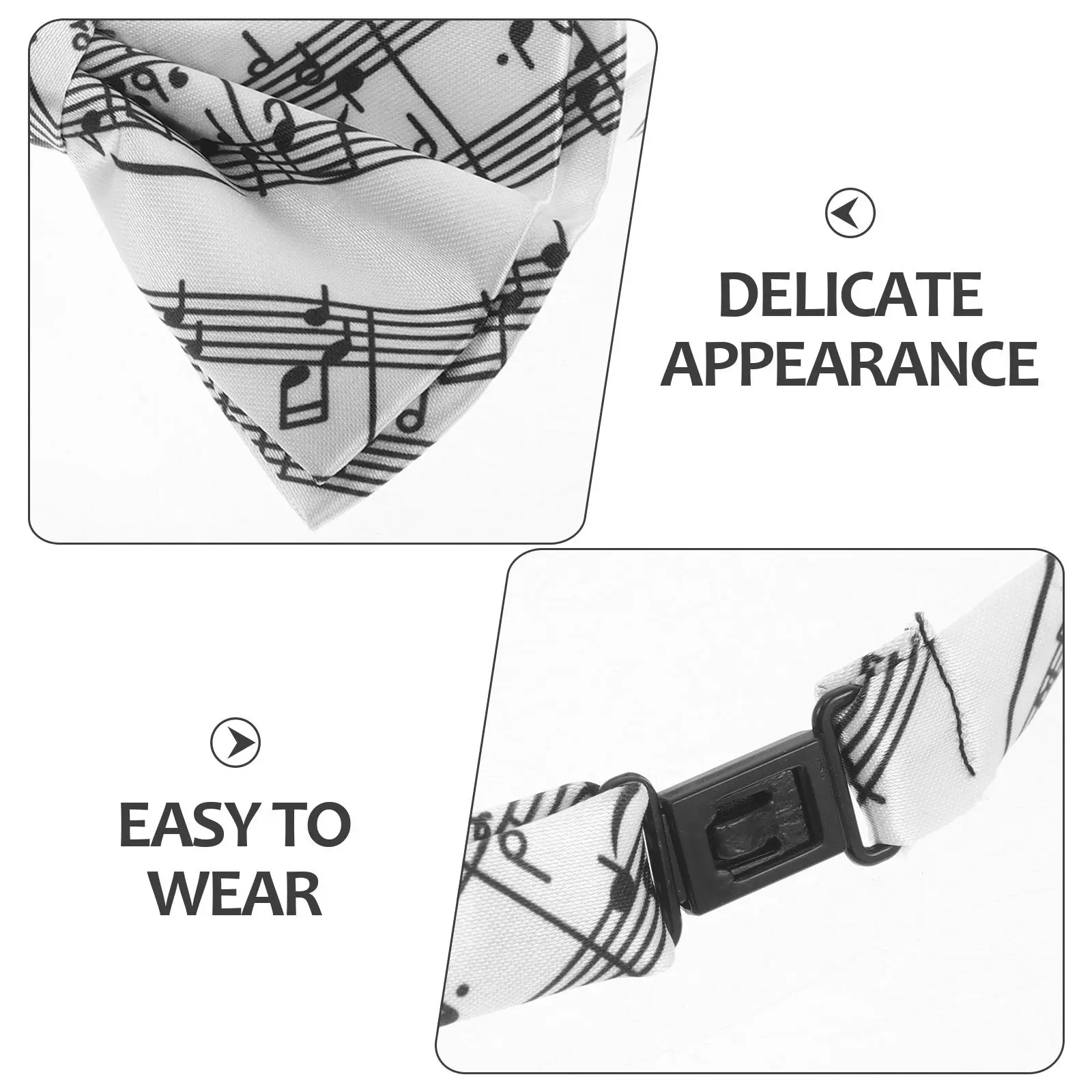 3pcs Piano Theme Bow Tie Pre-T - Bow Tie Pre Tied avis et prix