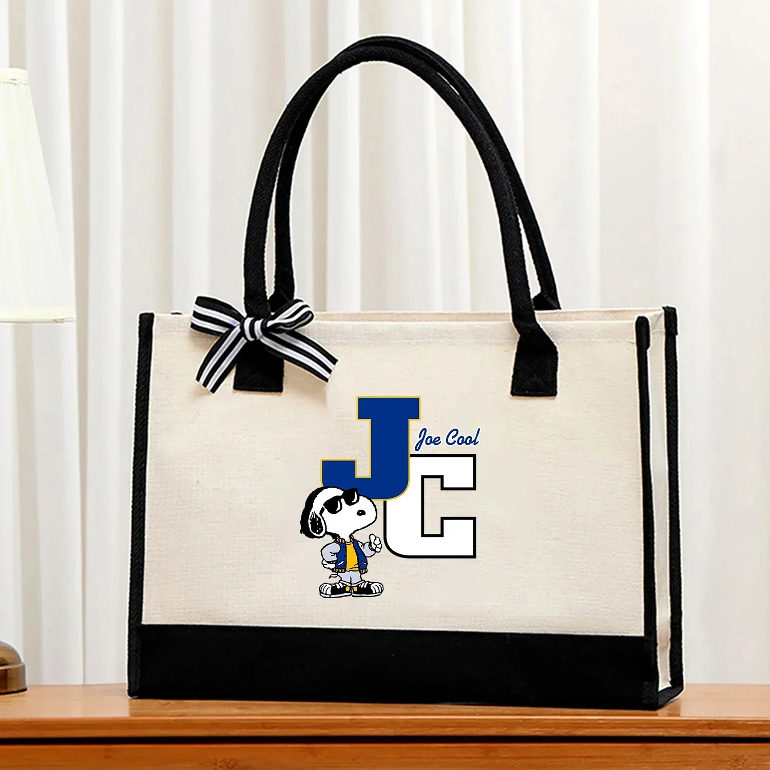 Snoopy New Tote Bag Cute Cartoon Large Capacity Handbag Fashion Y2K Storage Bag Kawaii Anime Shoulder Underarm Bag Girls Gift