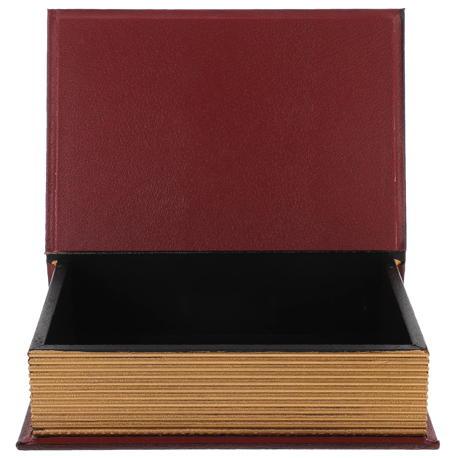 

Fake Book Boxes Decorative Storage ganizer Retro European Style Book Shaped Home Office Pu Travel Box Gift Packaging Box