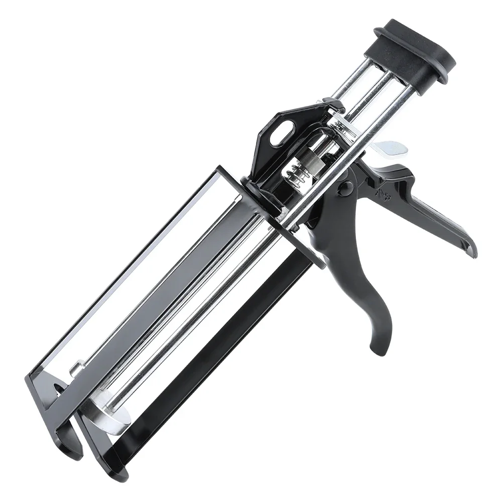 250ml Dual Cartridge Epoxy Gun Manual, 10:1 Mix Ratio Putty Gun for Repair, Double Cartridge Adhesive Gun