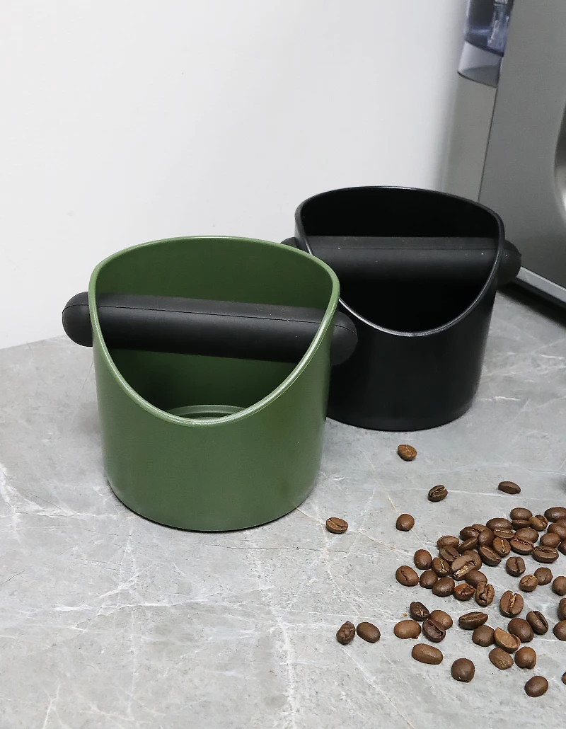 Kaffee-Klopf box Anti-Rutsch mit abnehmbarem Stangen schleif behälter Anti-Rutsch-Stoßdämpfer für Barista-Espresso maschinen zubehör – Detail 7