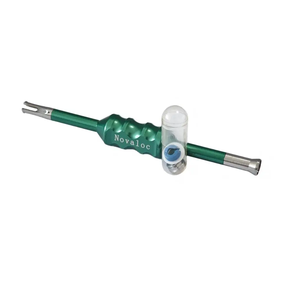 Dental Implant Novaloc PEEK Cap Set Removal Tool Handle Combo Kit Overdenture Matrix Retention Inserts Dental Lab Tool