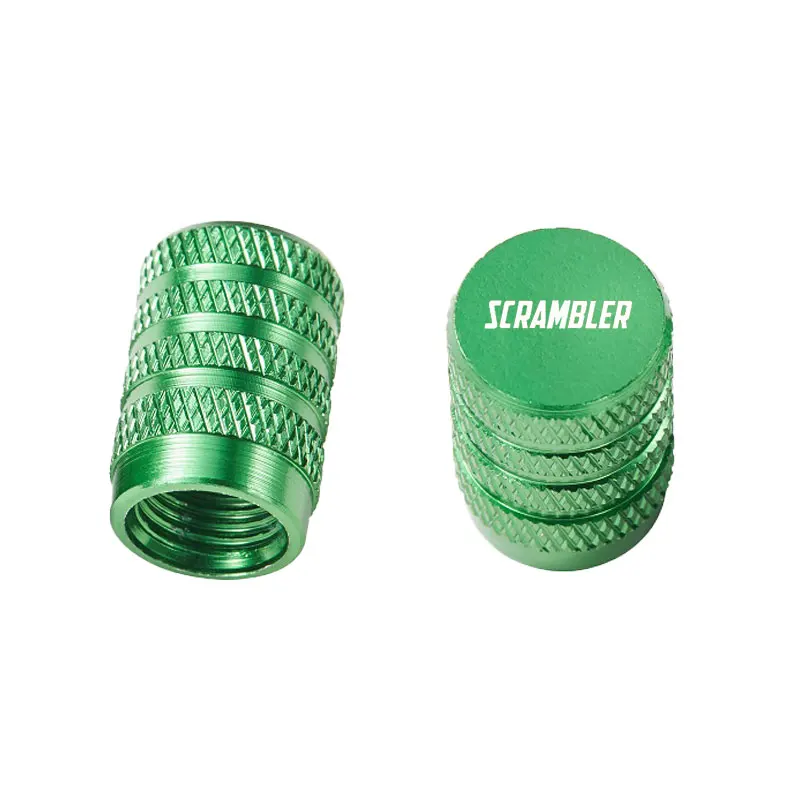 2PCS Motorcycle Wheel Tire Valve Caps For Ducati Scrambler 800 1100 ICON 800 Desert Sled 2017-2022 2023 2024 2025
