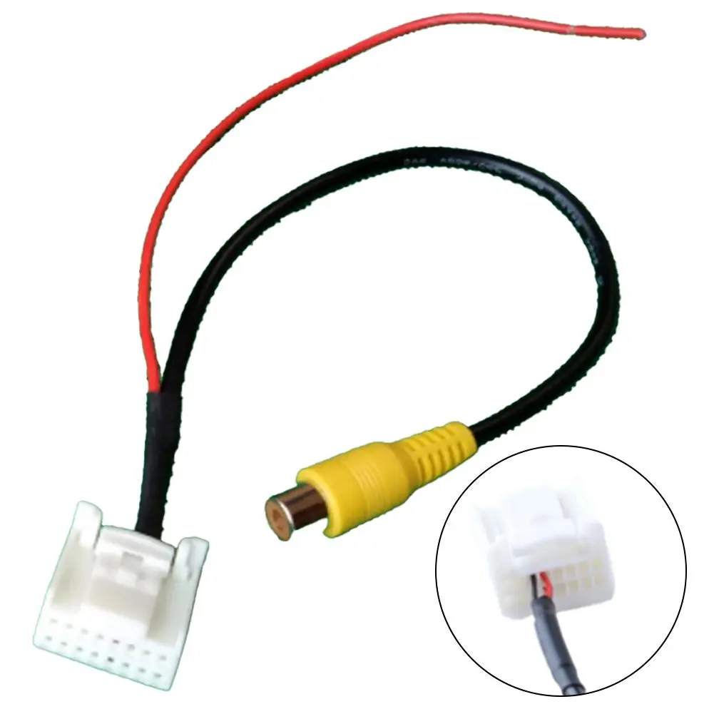 16Pin Car Reversing Camera Video Input Cable For Hyundai For Tucson For Santa Fe For Kia For Ceed For K4 K5 For Sportage