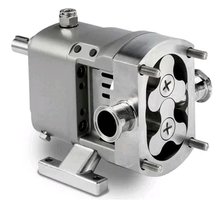 Lobe Pump High Quality Sanitary Stainless Steel Rotor Lobe Pump for Syrup Shampoo Chocolate High Viscosity Honey and so on