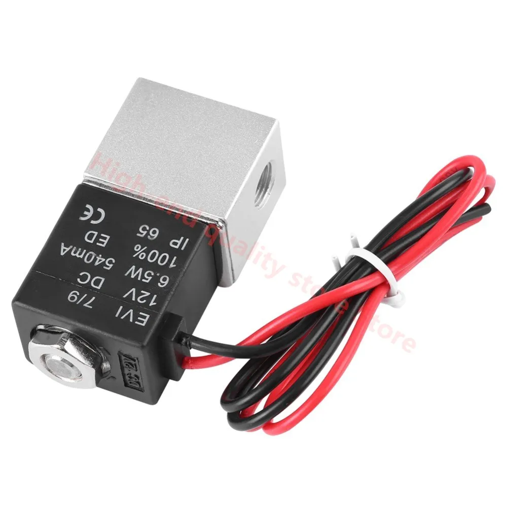 

2V025-06 1/8 2V025-08 1/4 Normally Closed NC Air Water Oil Solenoid Valve Coil Led 2Port 2Ways AC110V 220V 12V 24V DC