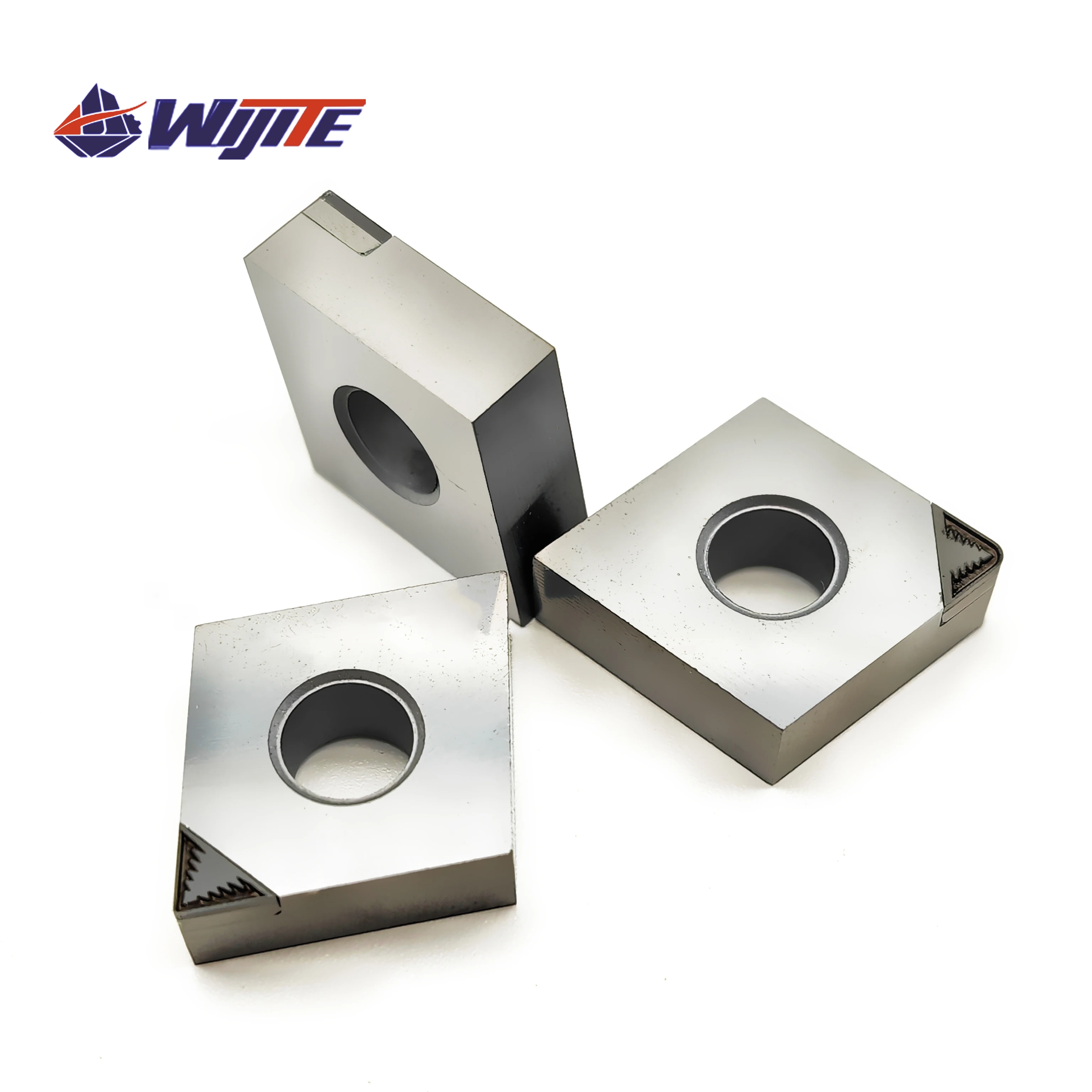PCD CNMG120402 CNMG120404 CNMG120408 Chip Breaking Tool Used for Copper Aluminum Magnesium Fibre Glass Plastic CNMG