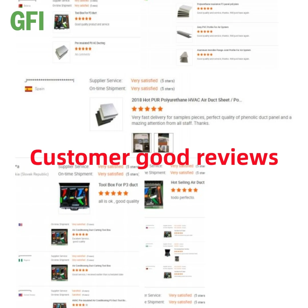 Narzędzia do cięcia kanałów termoizolacyjnych z polifenolem P3 z Chin, z narzędziami do cięcia paneli kanałowych z izolacją wstępną.