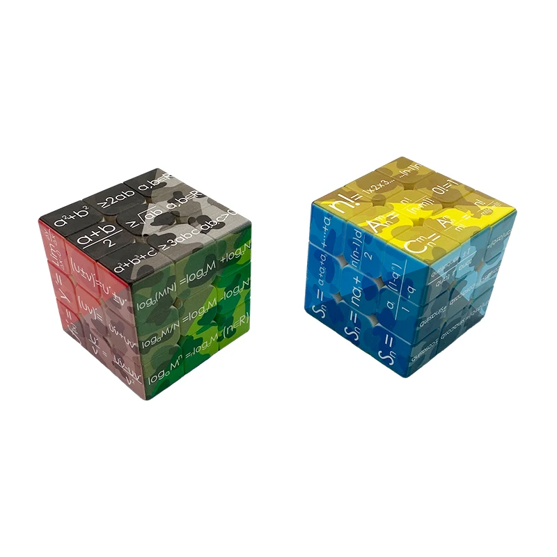 3x3x3 Magic Puzzle Cube Math Chemistry Element Physical Kids Puzzle Cube with Base Magico Cubo Children\'s Gifts Educational Toys