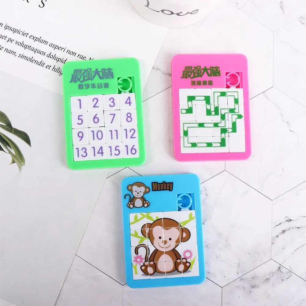 Puzzel Game Boy Gift Ontwikkelen van nummerpuzzel Vroeg onderwijs Legpuzzel Bewegend glijden