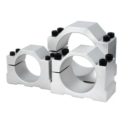 52mm 56mm 65mm 80mm Aluminum Spindle Clamp Motor Bracket  for CNC Engraving Router Machine ame diameter Connector