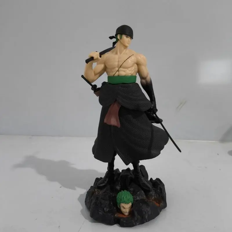 

One Piece Roronoa Zoro Katana Pose Аниме Фигурка - Коллекционная статуя аниме, городская Коллекционная настольная модель, игрушка в подарок