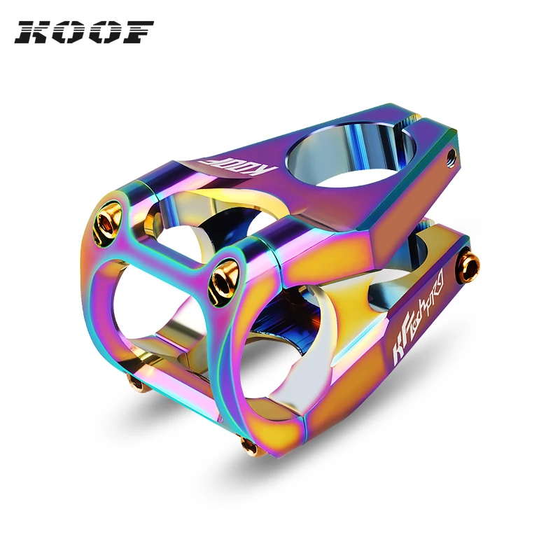 KOOF CNC MTB Stem Bicycle Handlebar Stem High Strength Road Mountain Bike Table MTB Short Power 31.8mm Cycling Bridge Rod