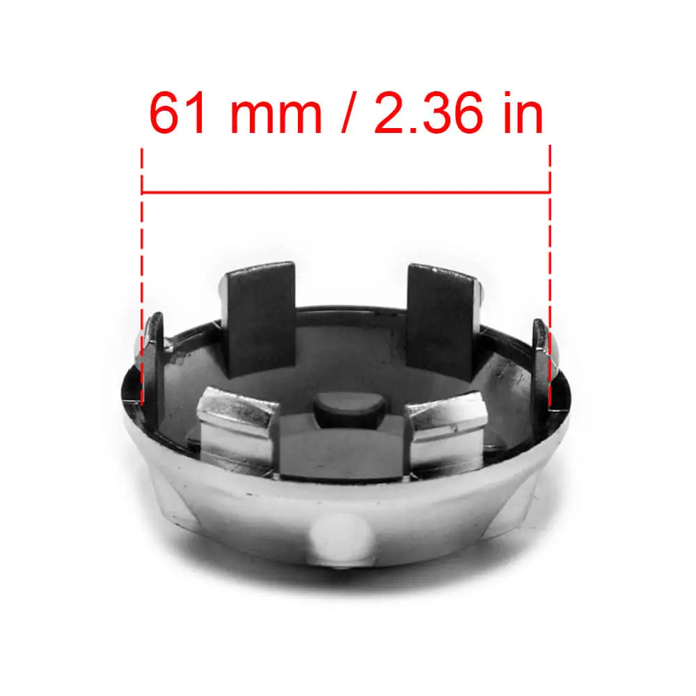4pcs 67mm Wheel Center Caps For Car Rim Alloy Hub Cover Styling Refits Chrome ABS Plastic Auto Hubcap Accessories