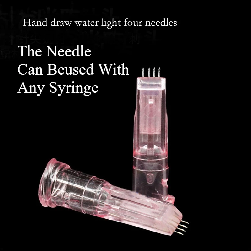 syringe connector Medical Small Powder 4-needle Disposable 34G -1.2mm/1.5mmUltrafine Mosquito Non Painless Beauty neck tool